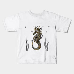 Steampunk Seahorse Kids T-Shirt